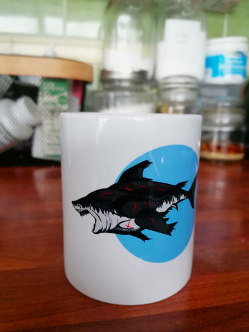 Megalodon coffee mug