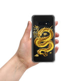 Gold eastern dragon Samsung phone case