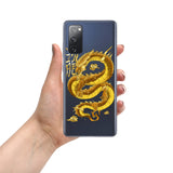 Gold eastern dragon Samsung phone case