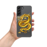 Gold eastern dragon Samsung phone case
