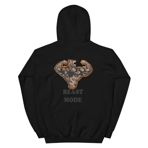 "BEAST MODE" Grizzly bear Hoodie