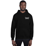 "SELF IMPROVEMENT" Megalodon shark hoodie