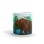 Grizzly bear coffee mug