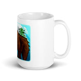 Grizzly bear coffee mug